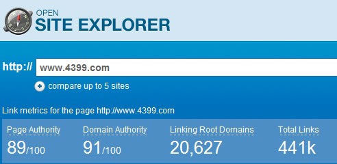 4399小游戲網站SEO案例分析